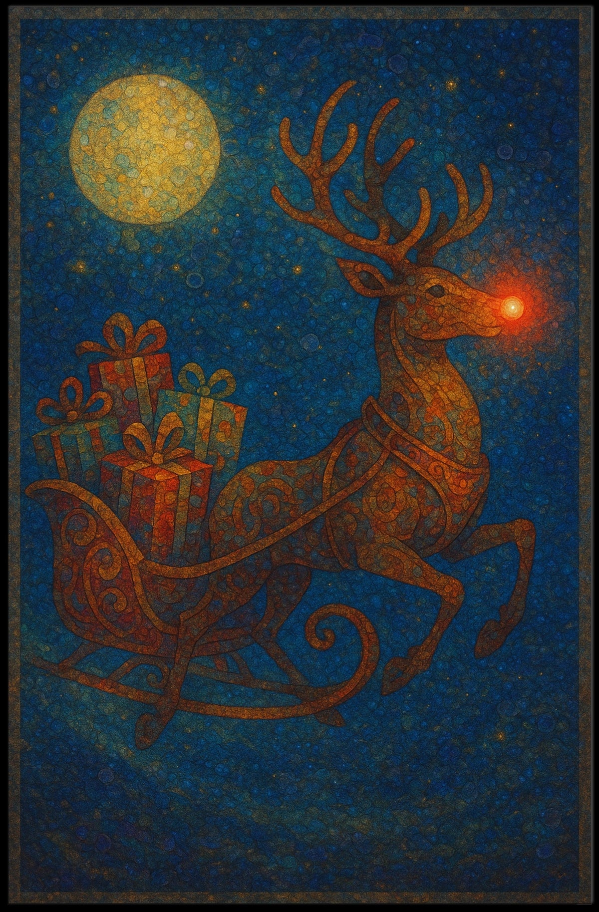 RudolphS Starry Night Poster