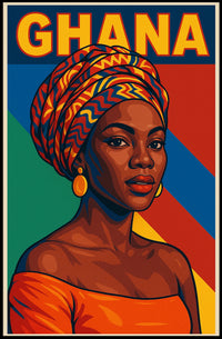 Ghanaian Elegance Poster
