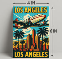 Los Angeles Travel Poster PosterGoat