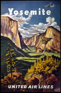 Yosemite National Park Adventure View National Park Poster