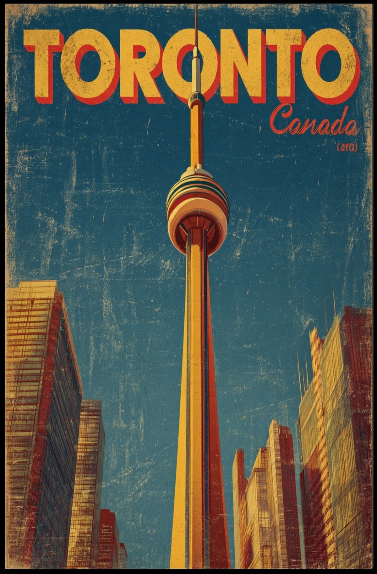 Toronto Skyline Poster
