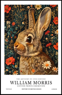 William Morris Cotton Prints Exhibition Cultural or Heritage Poster