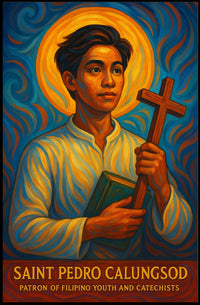 Saint Pedro Calungsod Patron of Filipino Youth and Catechists Poster