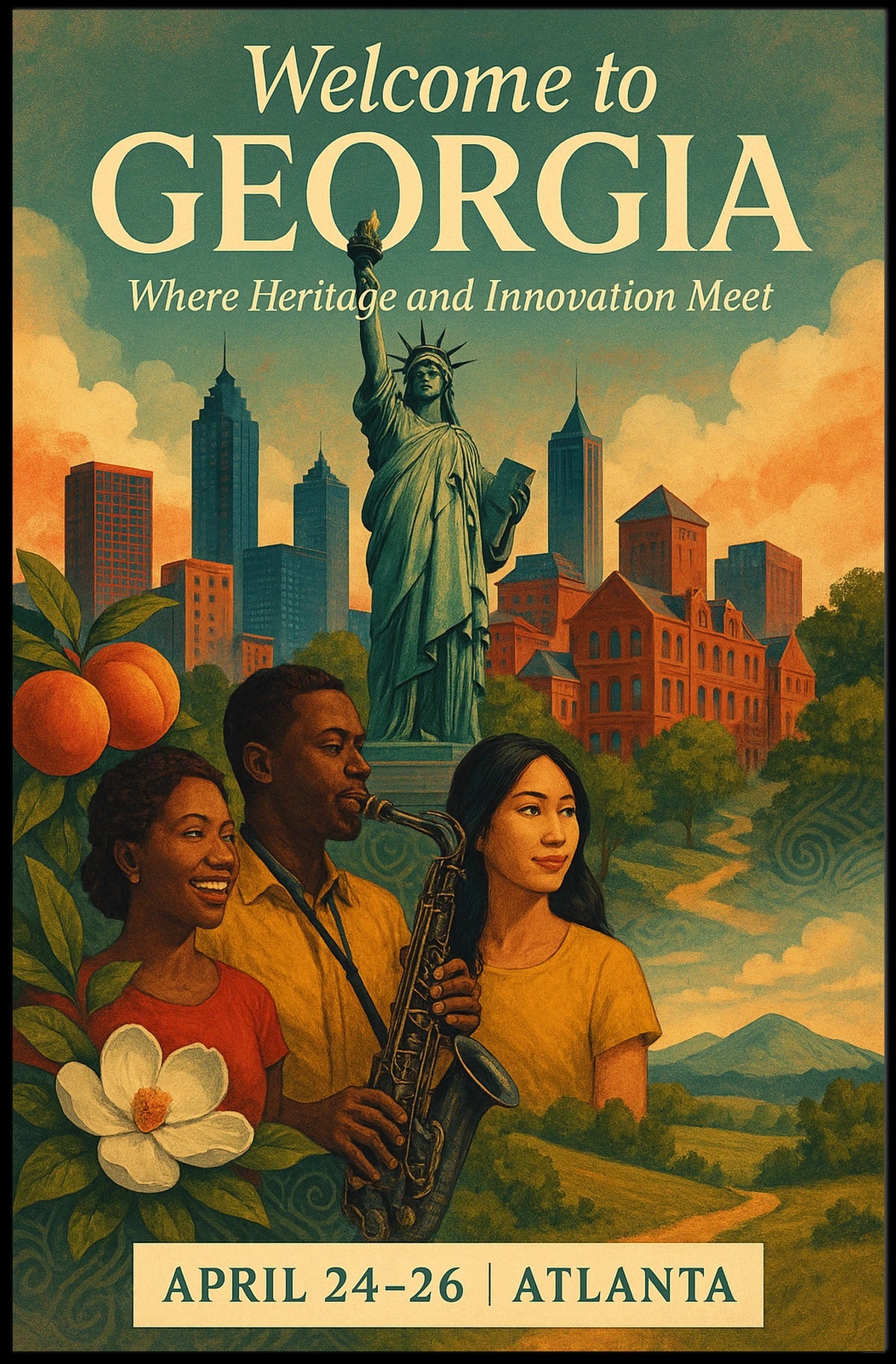 Welcome To Georgia Poster