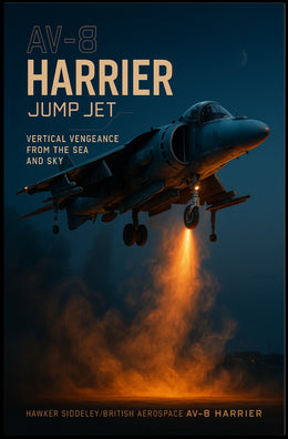 AV-8 Harrier Jump Jet Poster