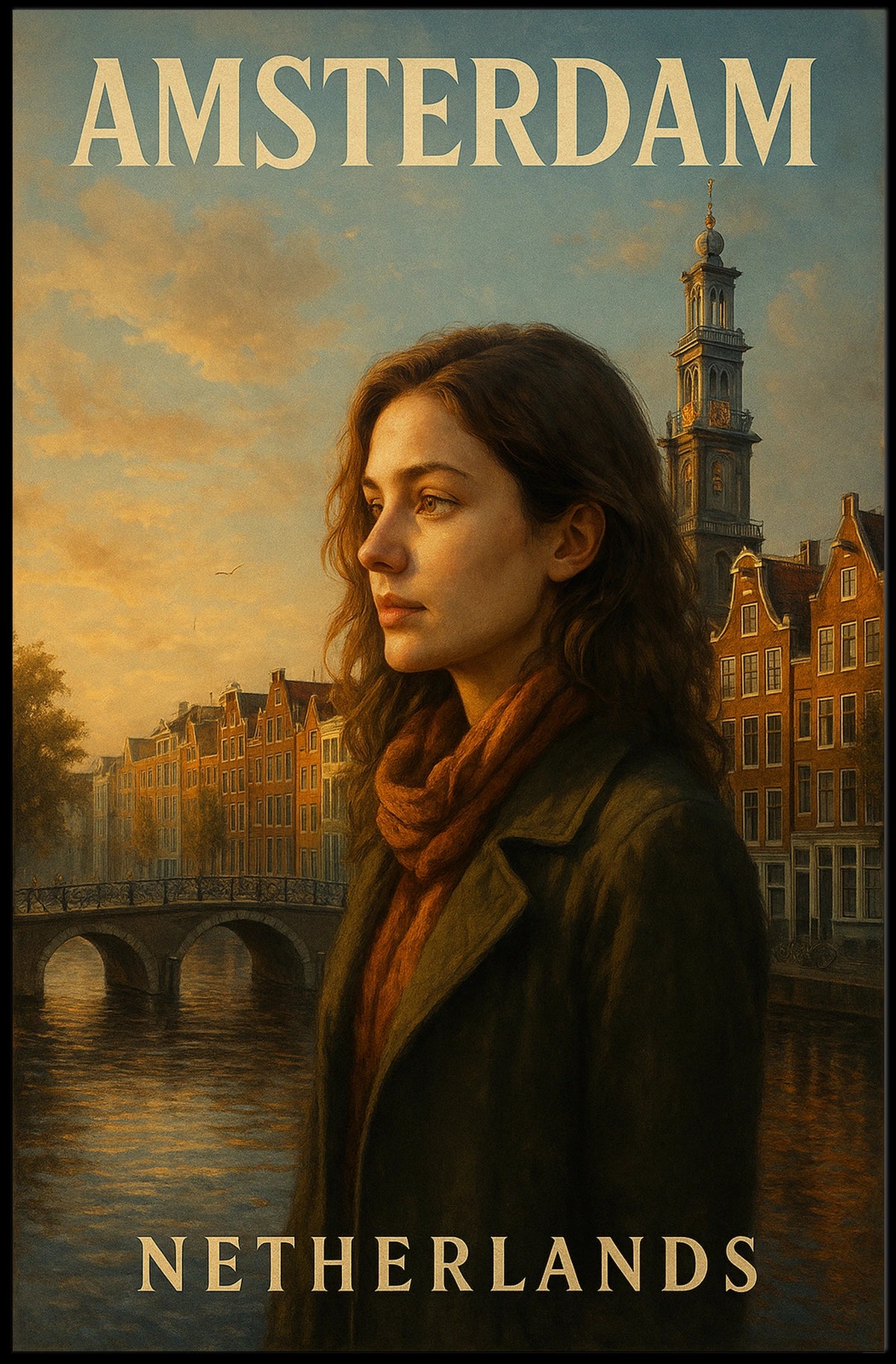 Amsterdam Serenity Poster