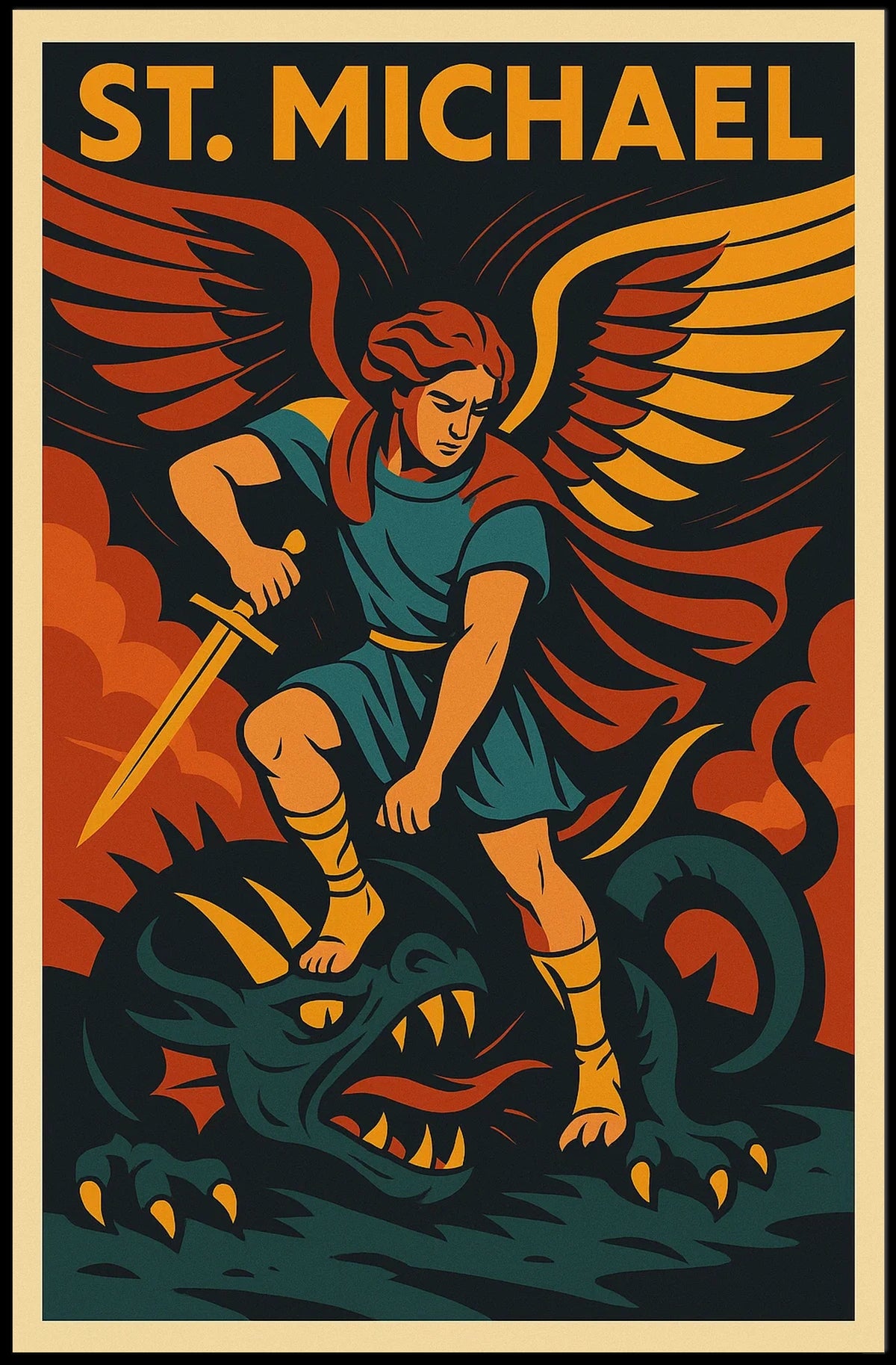St. Michael The Archangel Poster