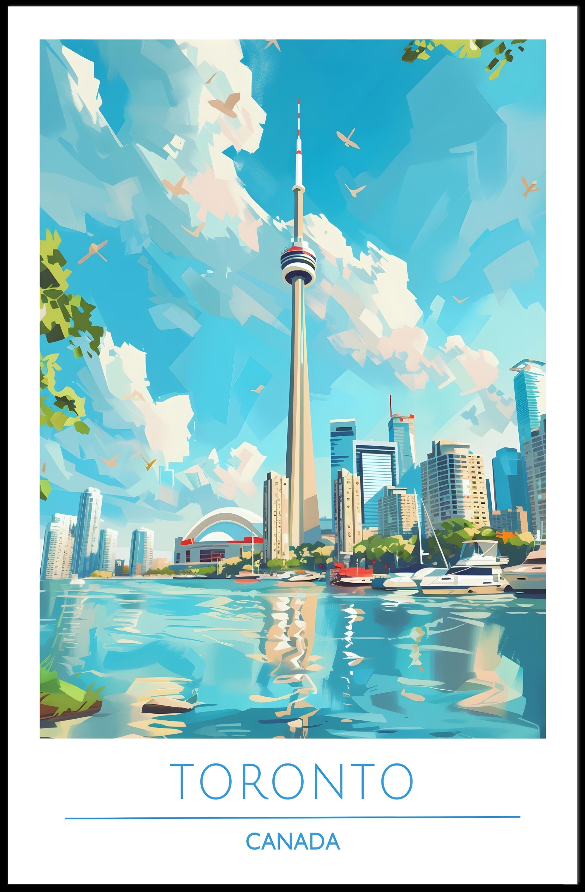 Toronto Cityscape Poster