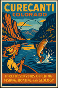 Curecanti Colorado Adventure Poster