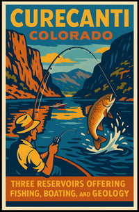 Curecanti Colorado Adventure Poster