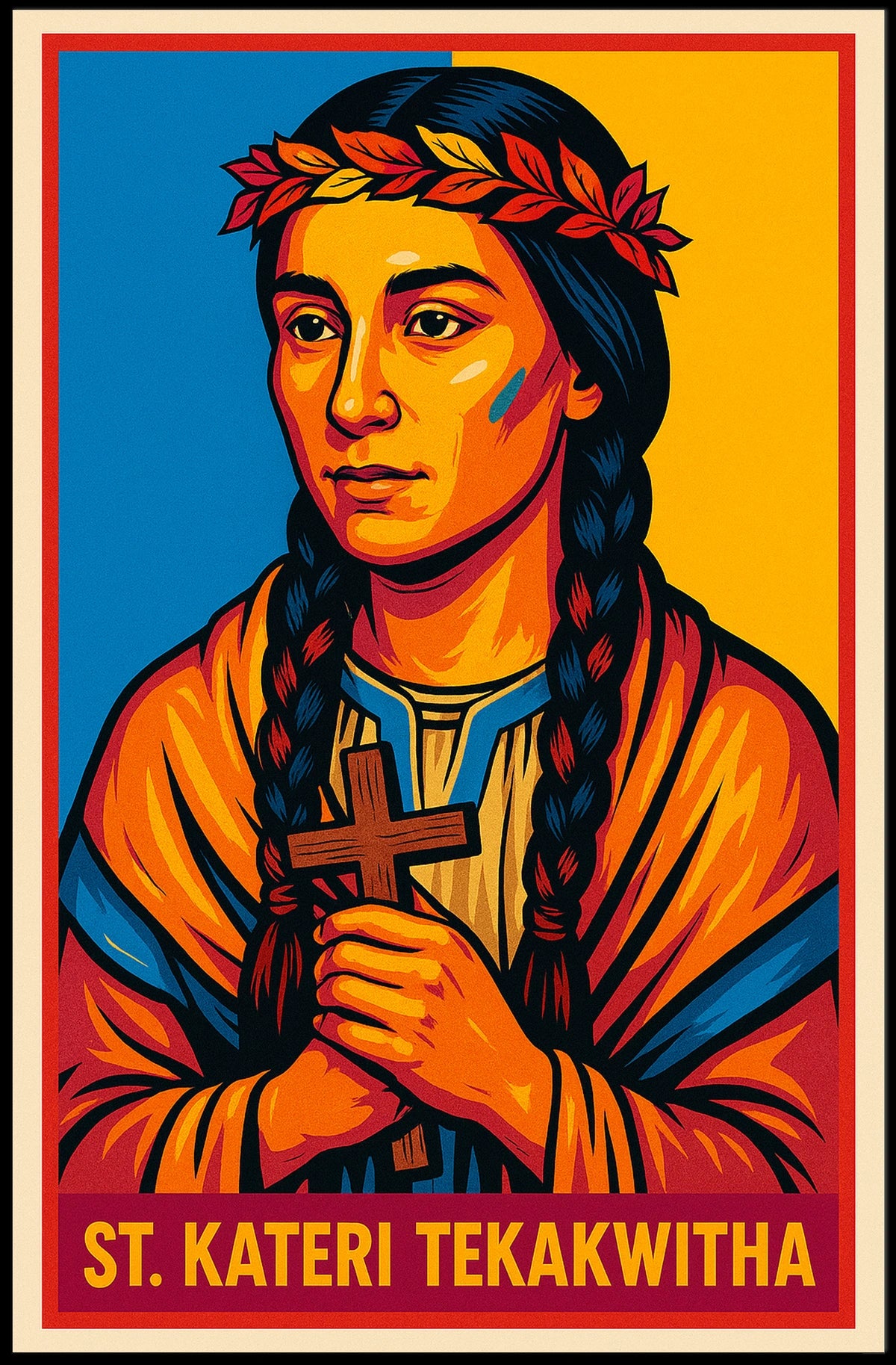 St. Kateri Tekakwitha Poster