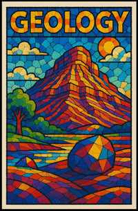 Geology Art Poster