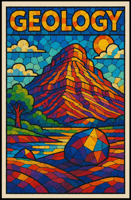 Geology Art Poster