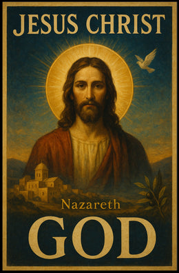 Jesus Christ Vintage Art Religious Heritage Poster