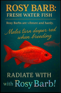 Radiate with Rosy Barb Poster