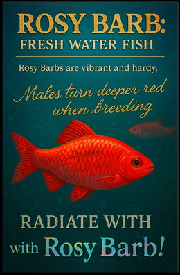 Radiate with Rosy Barb Poster