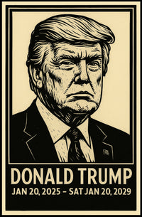 Donald Trump Presidential Term Poster