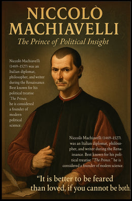 Niccolò Machiavelli The Prince of Political Insight Poster