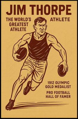 Celebrating Jim Thorpe Worlds Greatest Athlete Jim Thorpe Poster