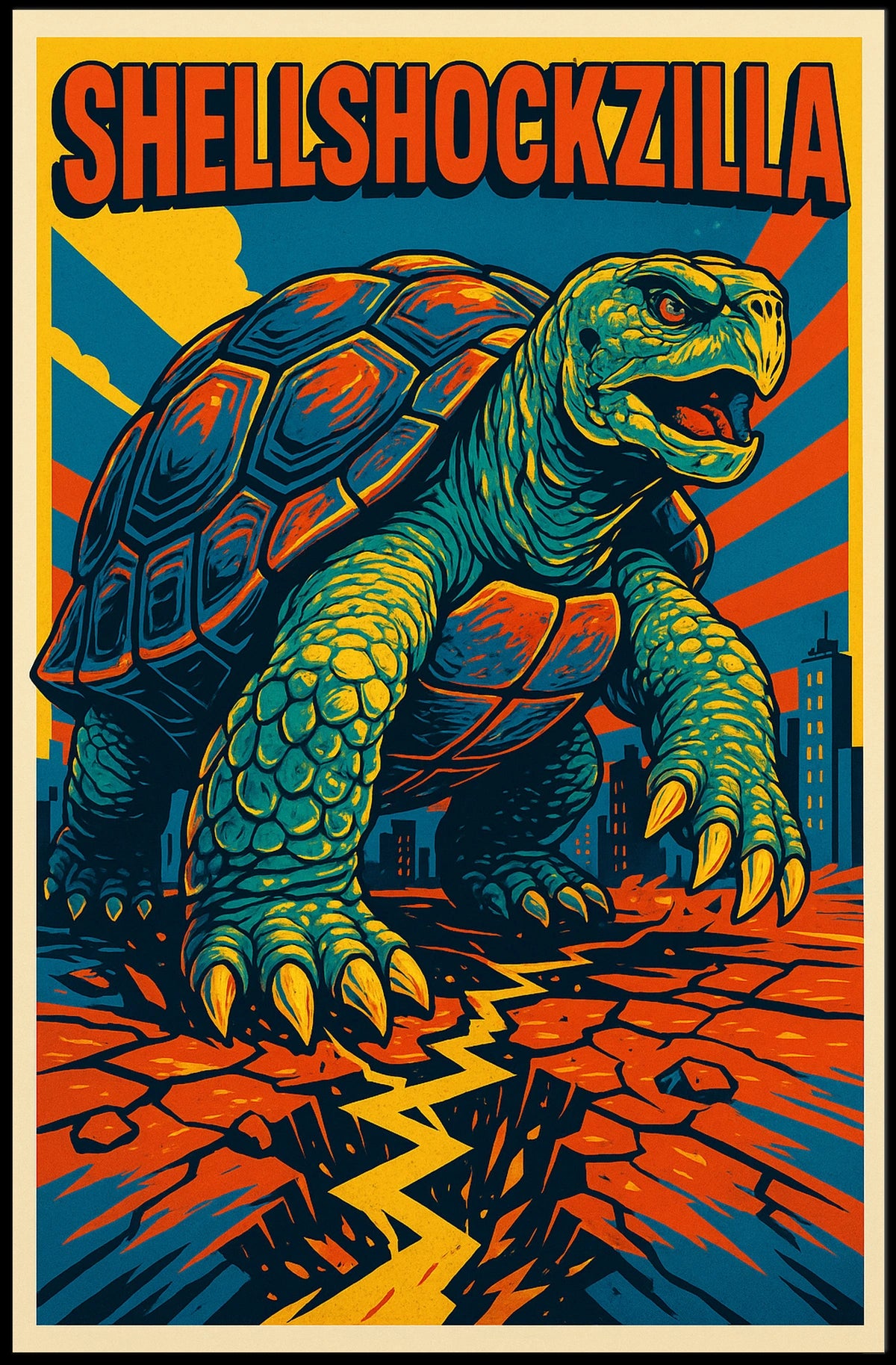 Shellshockzilla Poster