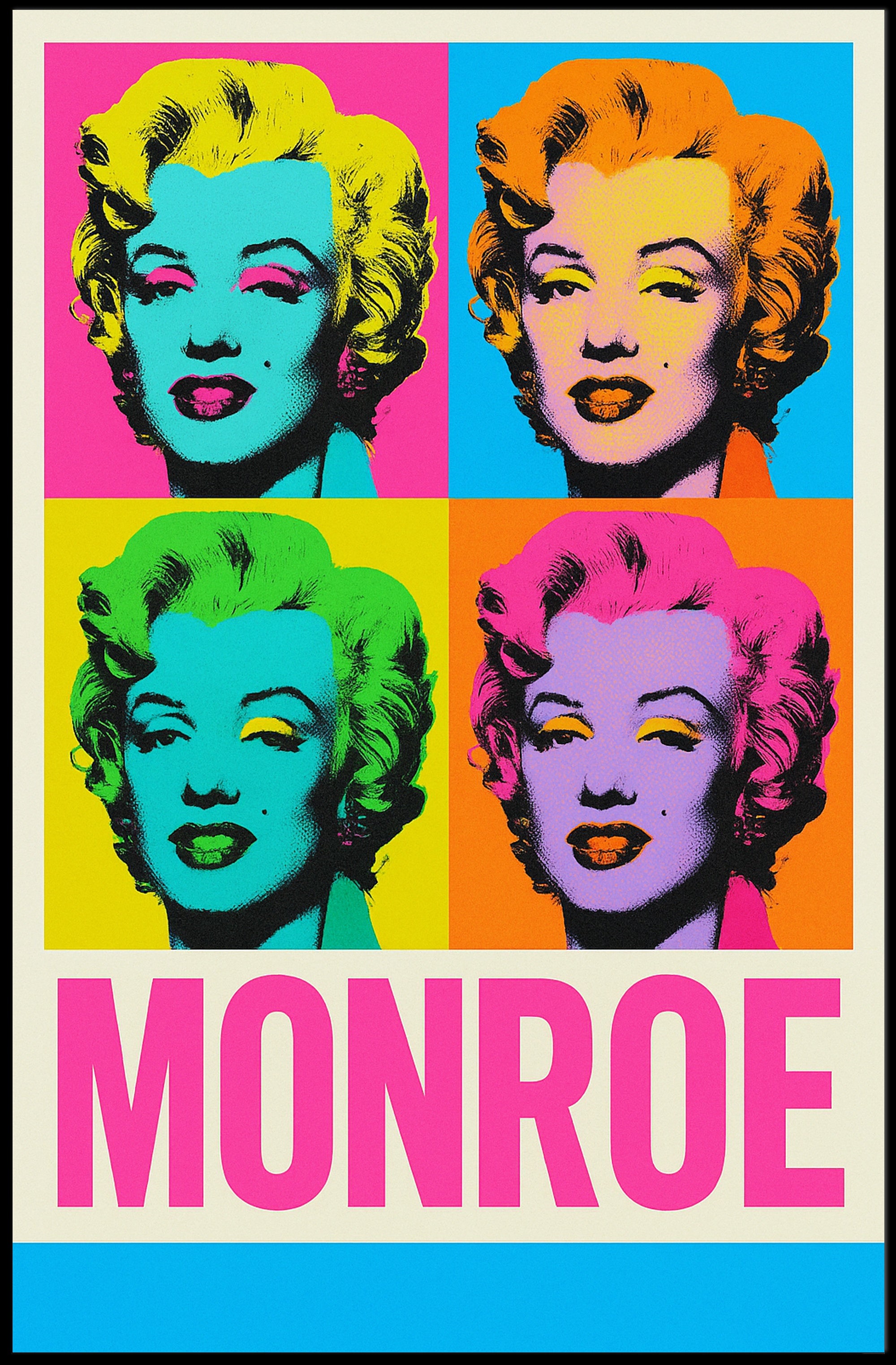 Pop Art Icon Monroe Poster PosterGoat