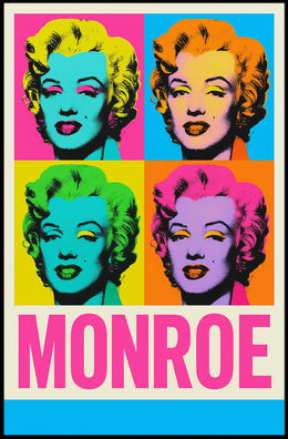 Pop Art Icon Monroe Poster PosterGoat