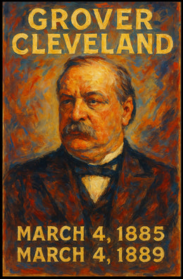 Grover Cleveland 22Nd And 24Th Poster