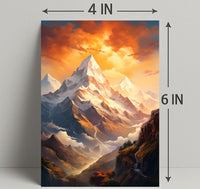 Majestic Mountain Landscape Poster