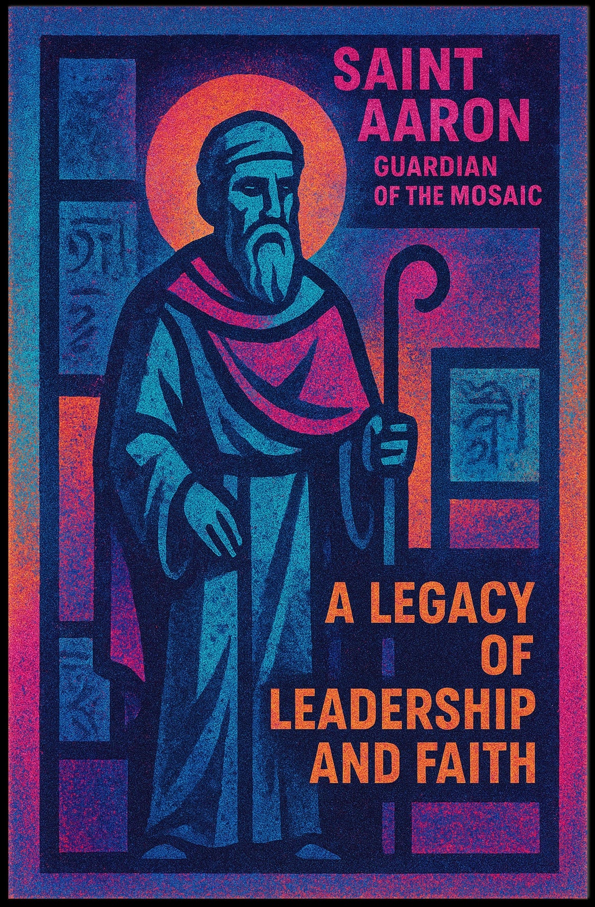 Saint Aaron Guardian Of The Mosaic Poster