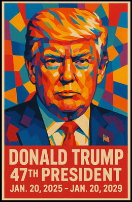 Donald Trump 47th President Poster