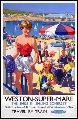 Weston-Super-Mare The Smile In Poster