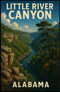 Little River Canyon, Alabama Poster