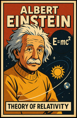 Albert Einstein Theory Of Relativity Poster
