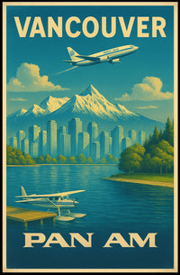Vancouver Pan Am Travel Poster