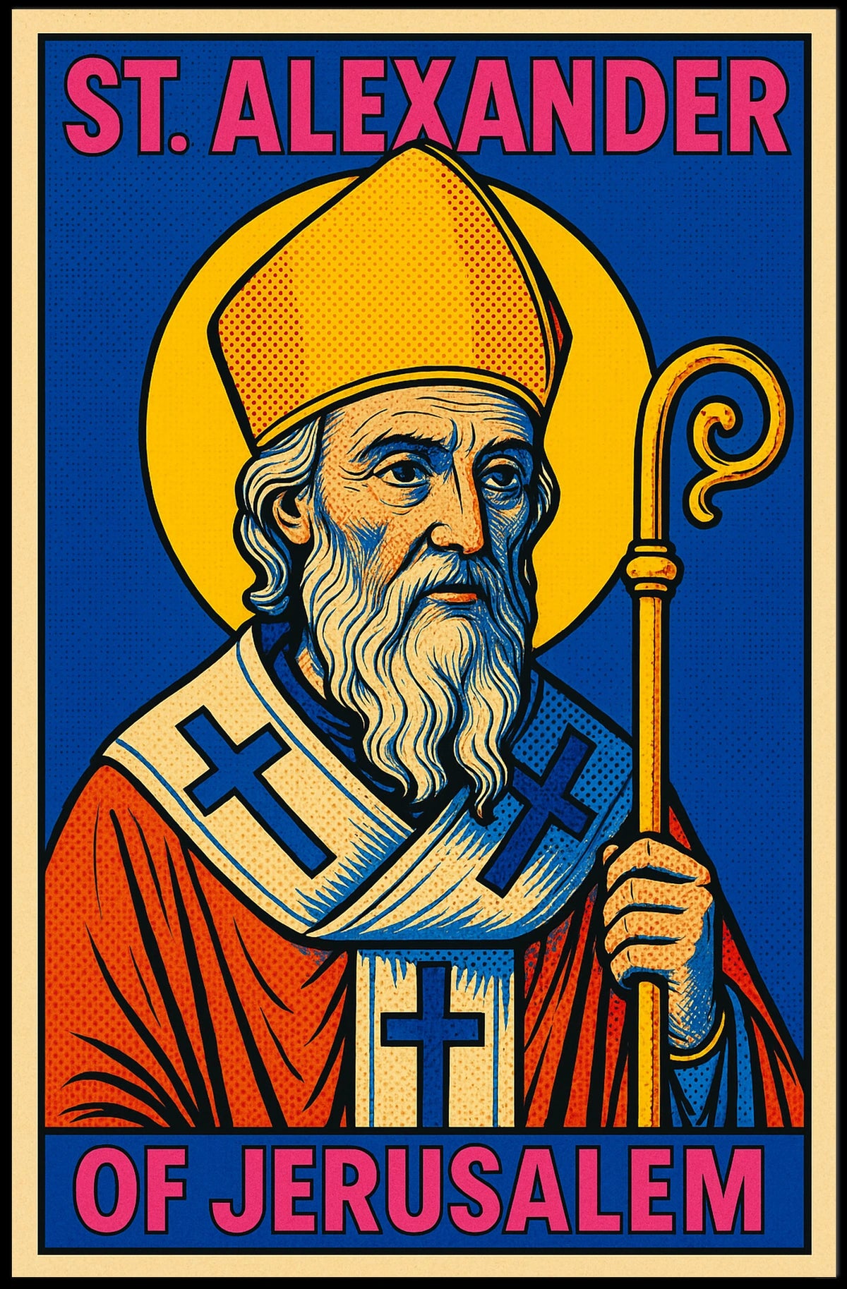 St. Alexander of Jerusalem Poster