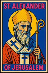 St. Alexander of Jerusalem Poster