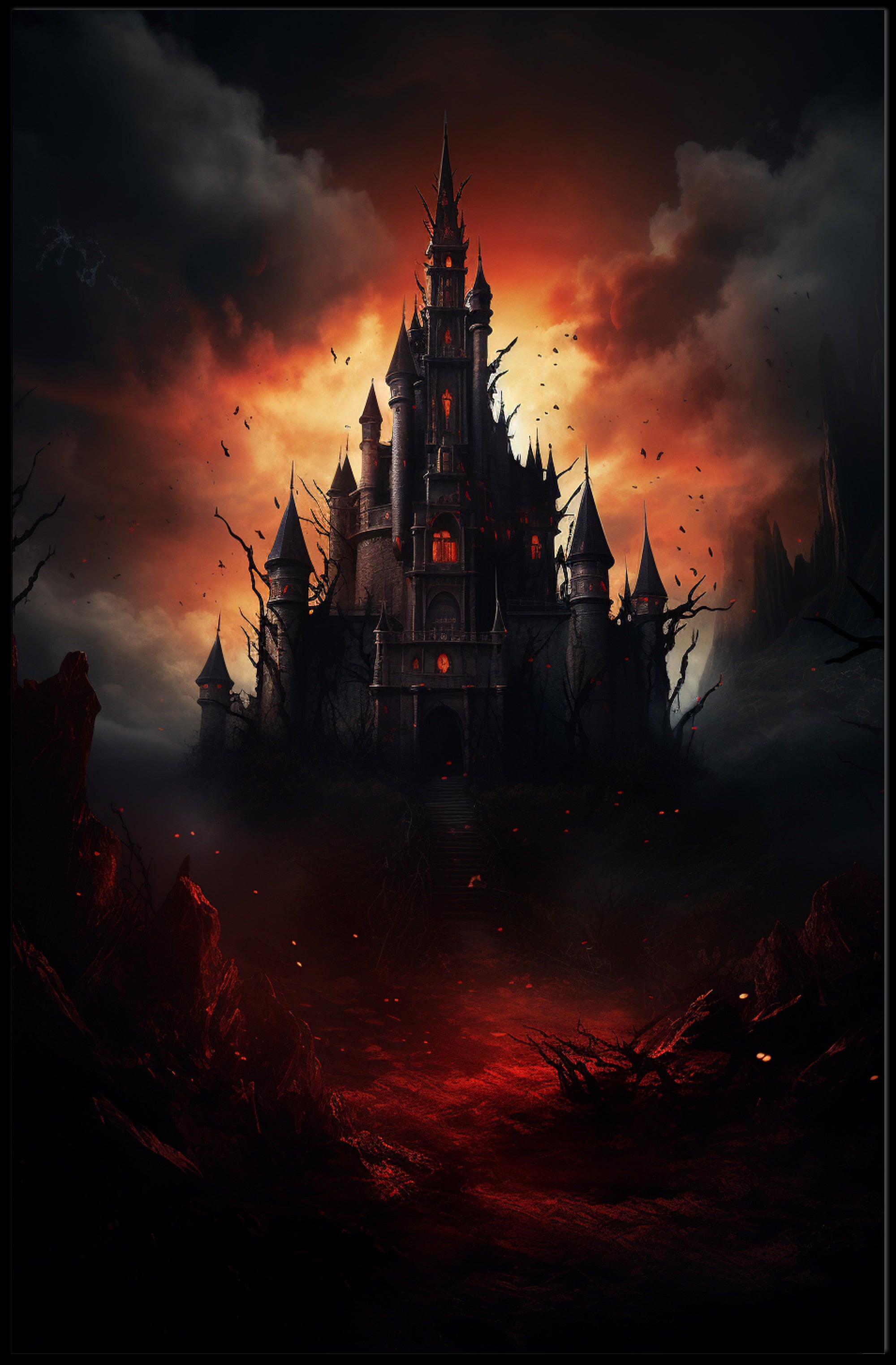 The Enchanted Fortress Poster PosterGoat