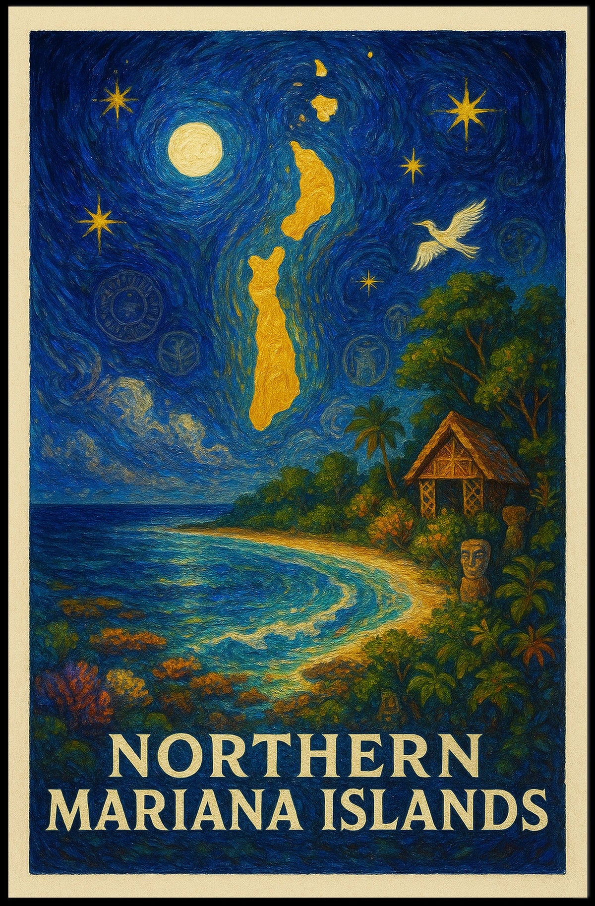 Northern Mariana Islands Travel Poster