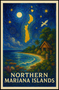 Northern Mariana Islands Travel Poster