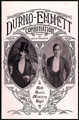 Durno-Emmett Combination Vintage Variety Show Historical Poster