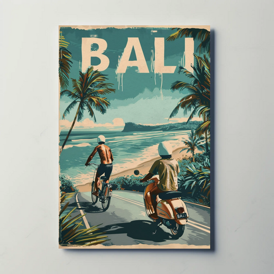 Bali Vintage Poster