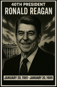 Ronald Reagan 40Th President Poster