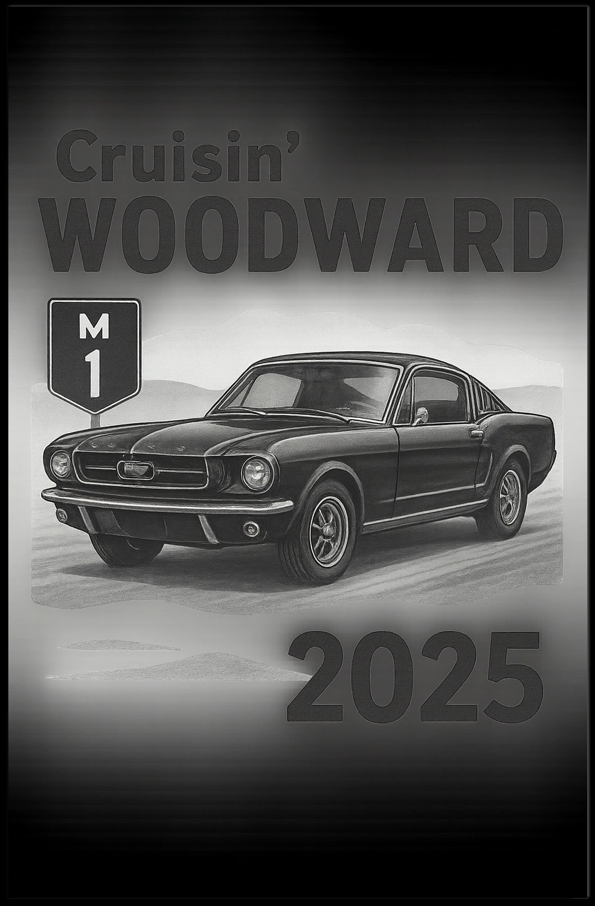 Cruisin Woodward 2025 Poster
