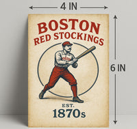 Boston Red Stockings  Est. 1870s Poster PosterGoat