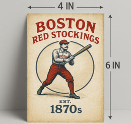 Boston Red Stockings  Est. 1870s Poster PosterGoat