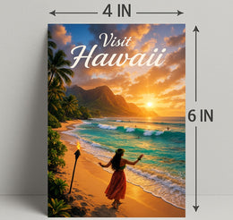 Visit Hawaii Poster PosterGoat