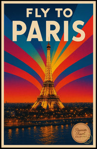 Fly To Paris Poster