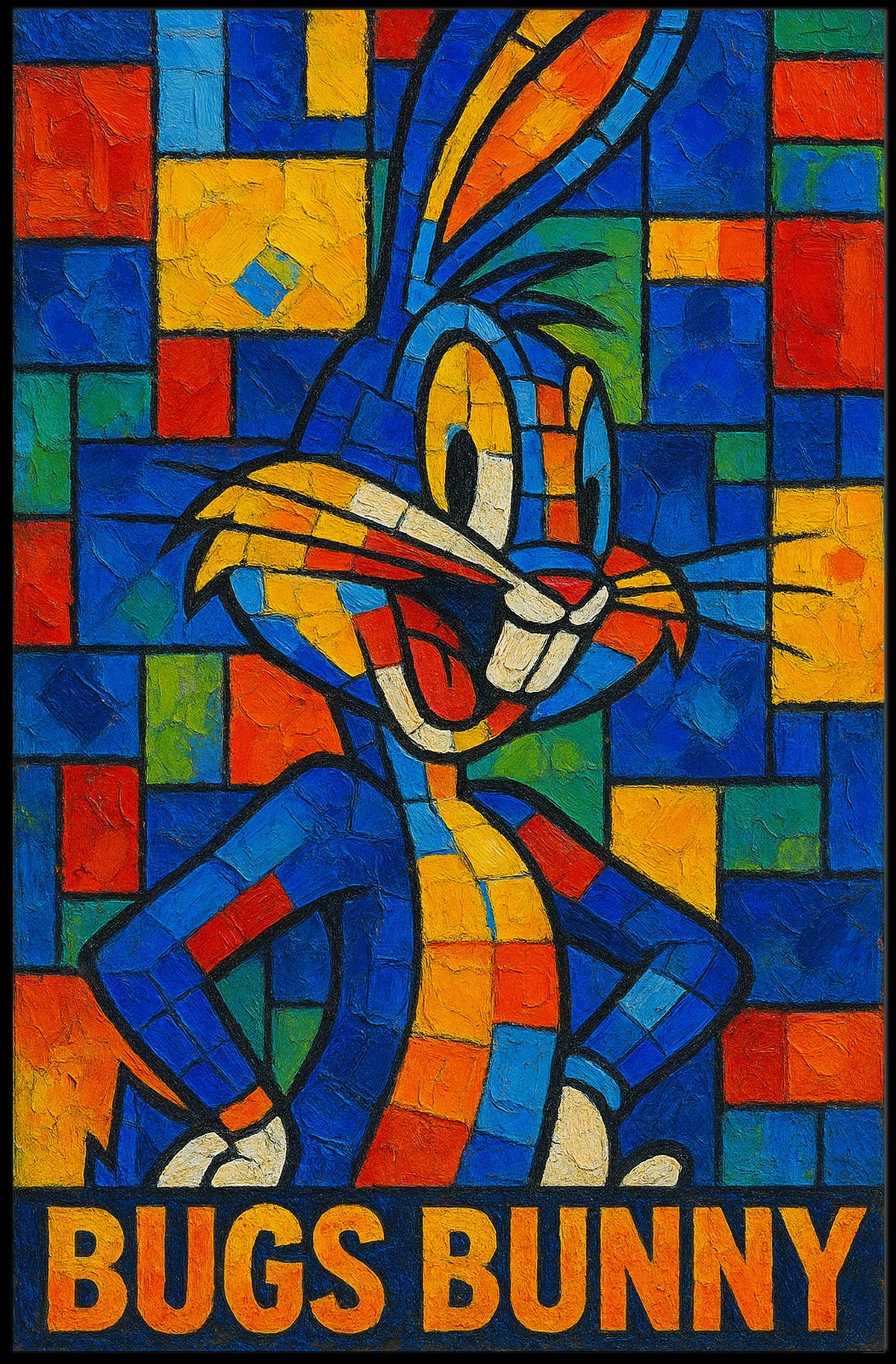Bugs Bunny in Vibrant Colors Poster