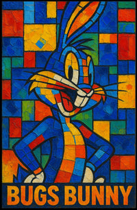 Bugs Bunny in Vibrant Colors Poster