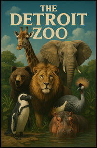 The Detroit Zoo Poster